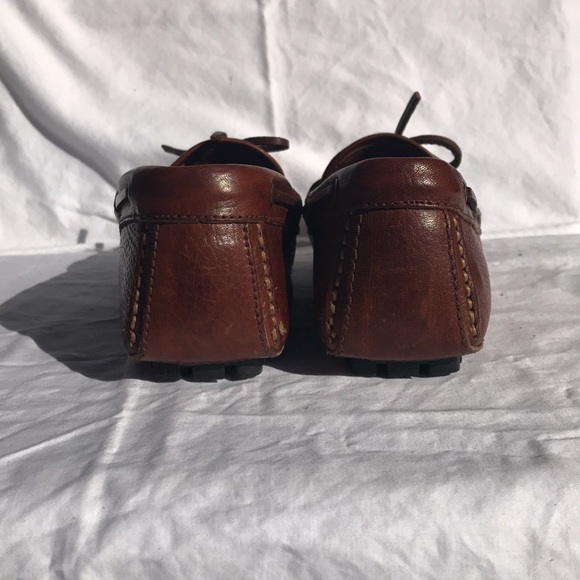 Coach Leather Driving Moccasins, Saddle - Picture 8 of 11